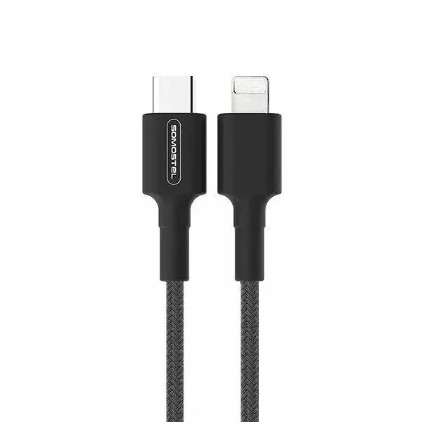 SOMOSTEL SMS-BW05 USB-C uz Lightning kabelis 1 m Photo 2