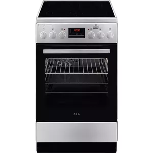 AEG CCB56481BM Freestanding cooker Electric Ceramic Stainless steel A