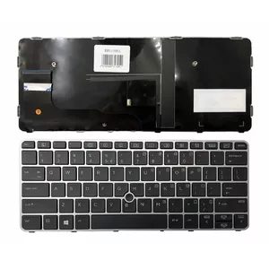 Notebook keyboard HP EliteBook replacement for 725 G3 / 820 G3 model KB313051, built-in layout, USB/connector dependent