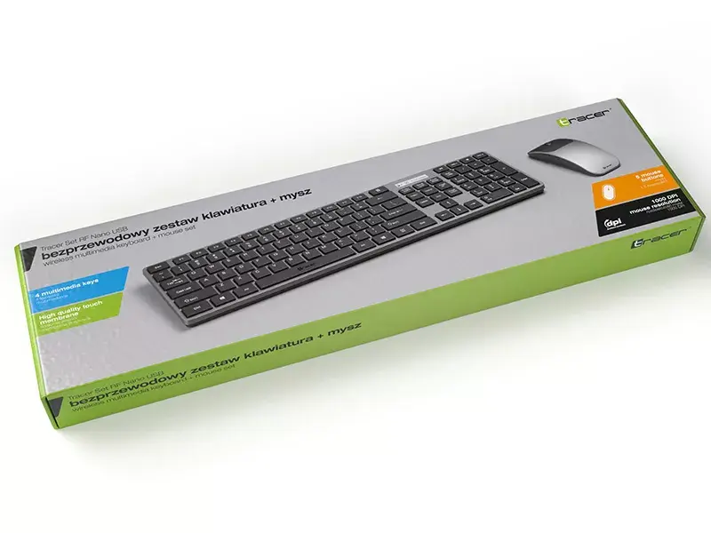 TRACER tastatūra TRAKLA46773 RF bezvadu ar peli Photo 7