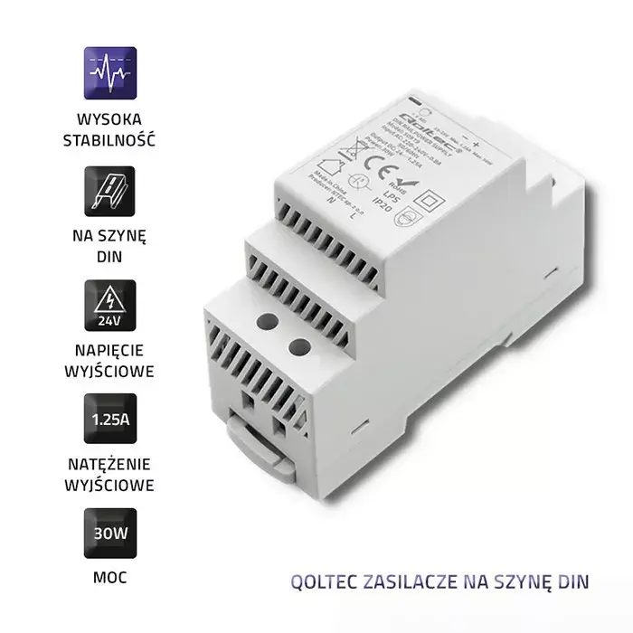 Блок питания на DIN-рейку QOLTEC 50920 Photo 3