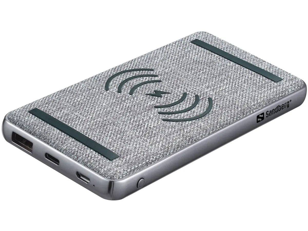 Portatīvais akumulators Sandberg Powerbank 10000 PD20W+Wireless