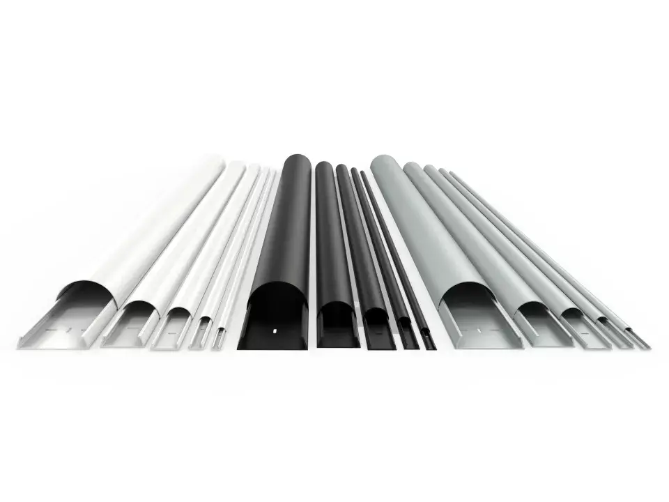 Kabeļu pārklājs Multibrackets M Universal melns 50mm-W 1100-L Photo 6