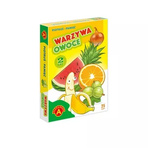 Playing cards Alexander Cards Black Peter Memory — Vegetables and Fruits edition
