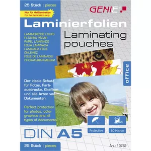 Genie 10782 laminēšanas kabata 25 pcs