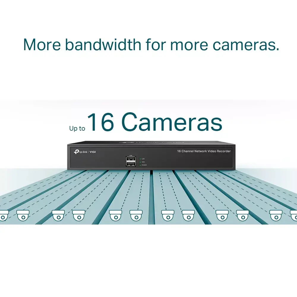 Tīkla videoreģistrators VIGI NVR1016H Photo 3
