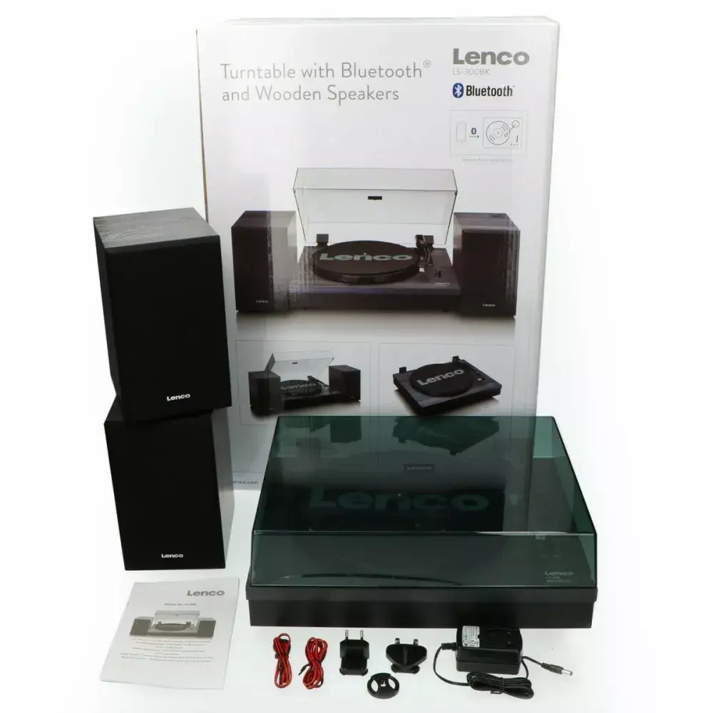 Jostas piedziņas audio gramofons Lenco LS-300BK Photo 4