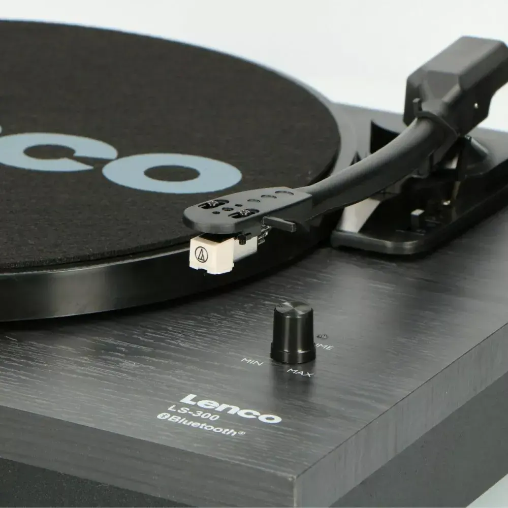 Jostas piedziņas audio gramofons Lenco LS-300BK Photo 5