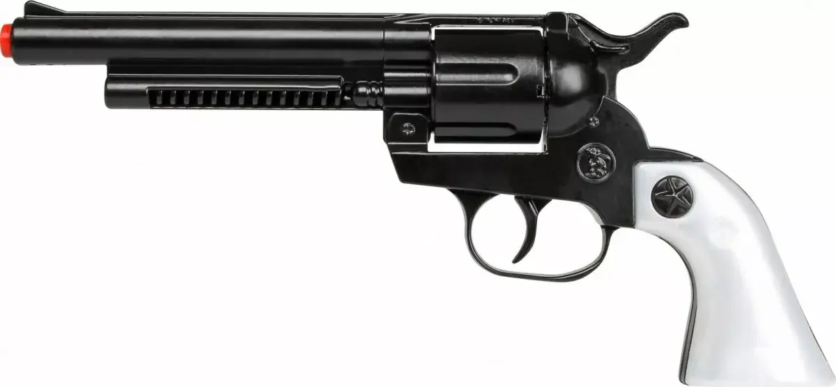 Toy metal cowboy revolver Pulio 155121/6 Photo 5