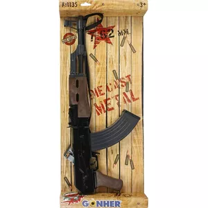 Pulio Metal Commando rifle Gonher – toy metal dart rifle, model 1551135/6