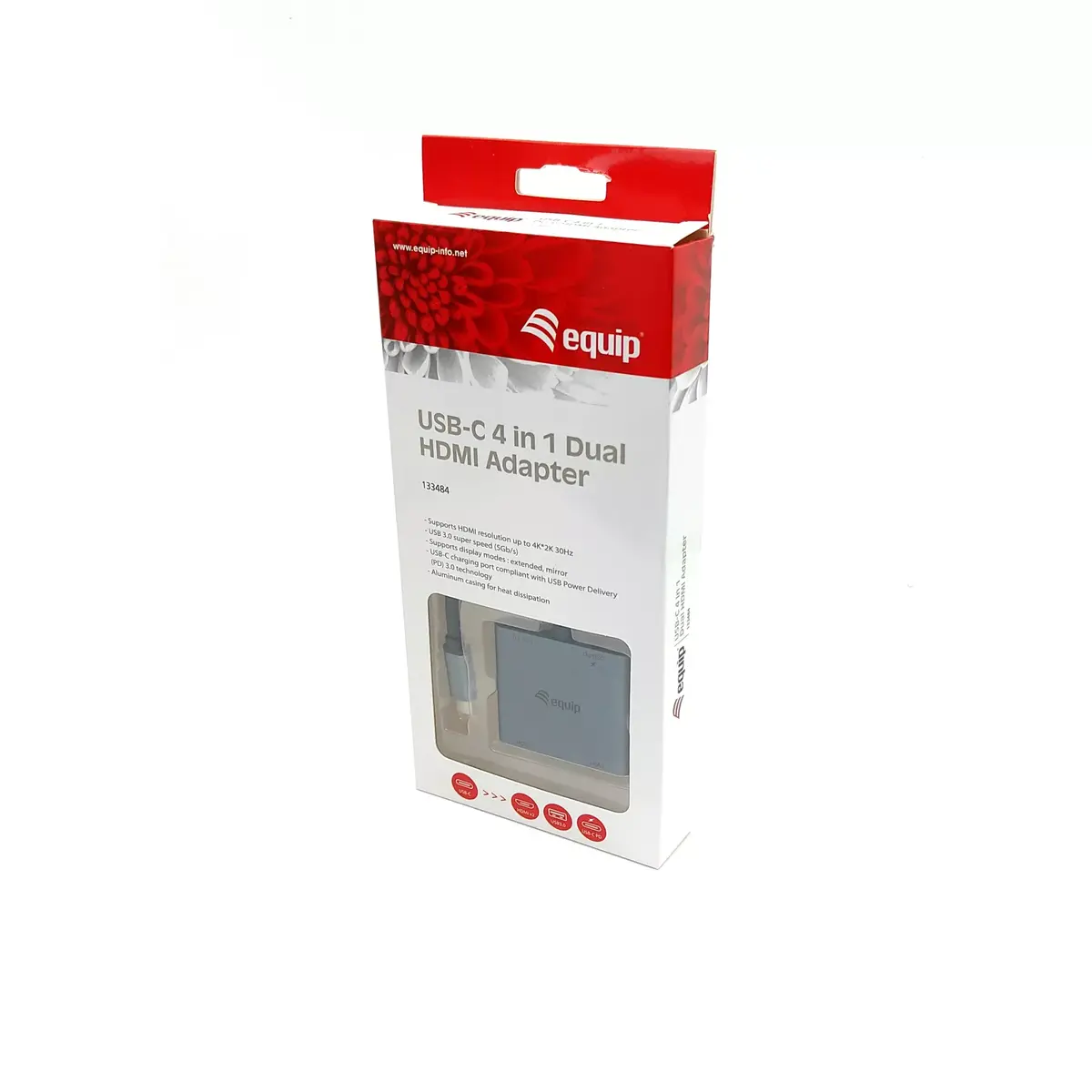 USB-C 4 in 1 Dual HDMI Adapter Equip 133484 Photo 7