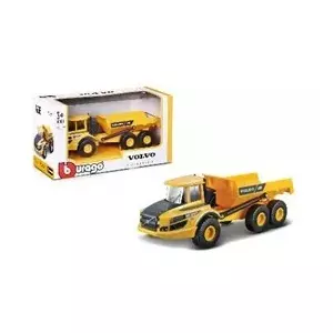 Bburago Volvo A25G Articulated Hauler Vilcējs Bērnu 1:50 Dzeltens