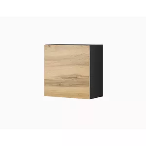 Настенный шкаф-утилита cama meble VIGO 50×50×30 см черный / Вотан дуб