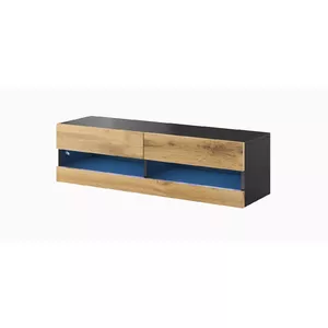 Cama TV stand VIGO NEW 30/140/40 black/wotan oak