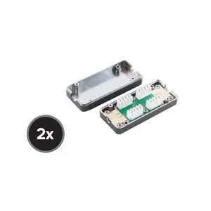 tīkla savienojumu kaste ShiverPeaks BS75001-1SET2