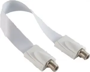 Logu caurlaide TV/SAT izvads ShiverPeaks 86377 extra plāns balts