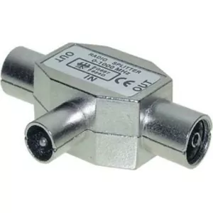 T-Connector ShiverPeaks 83210 — 2× Coupling + 1× Plug