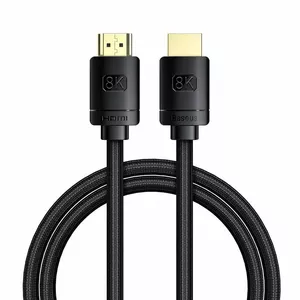 Baseus CAKGQJ01 HDMI кабель 1 m HDMI Тип A (Стандарт) Черный, Серебристый