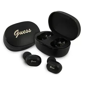 GUESS GUTWST30BK TWS Bluetooth stereo austiņas ar melnu dokstaciju