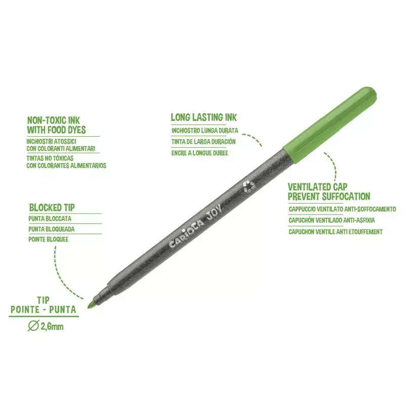 Carioca Tita Ecofamily colored pencils — 12 pcs Photo 2