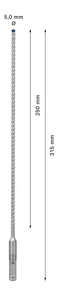Сверло Bosch SDS plus-7X Photo 6