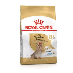 Сухой корм для собак Royal Canin Yorkshire Terrier 8+ 3 кг — с птицей, для пожилых йоркширских терьеров, белок 29%, жир 18%