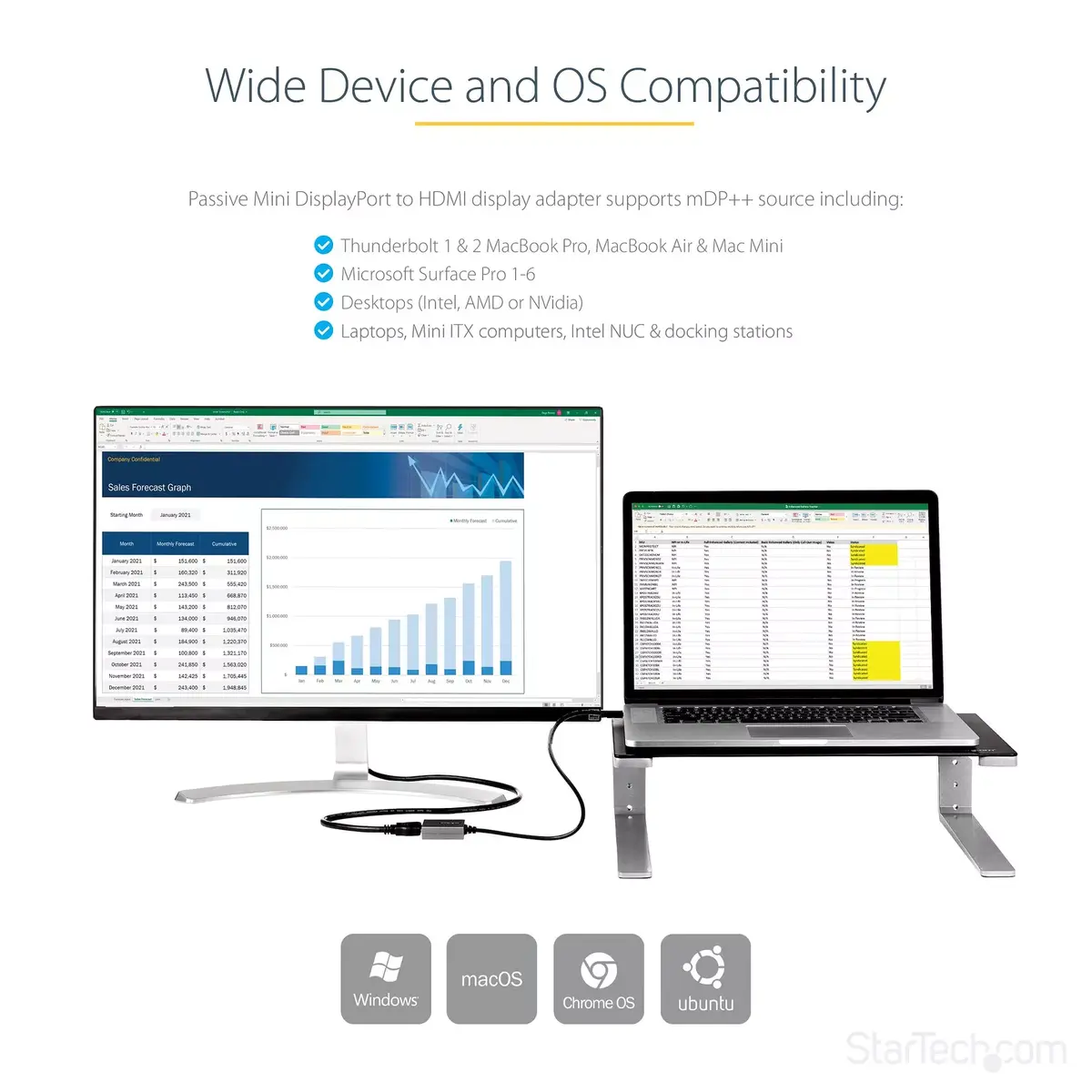 Mini DisplayPort uz HDMI adapteris StarTech MDP2HDEC Photo 6