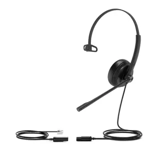 Yealink YHS34 Lite Headset Wired Head-band Calls/Music Black