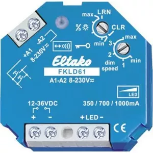 Dimmer switch Eltako FKLD61 300W 1–10V — wall-mounted LED dimmer