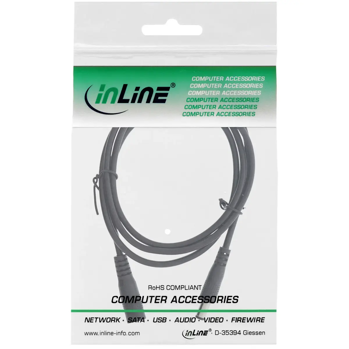 InLine DC Extension Cable 3m Photo 2