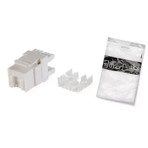 Модуль Keystone ShiverPeaks BS08-10035 Плоский Белый RJ-45