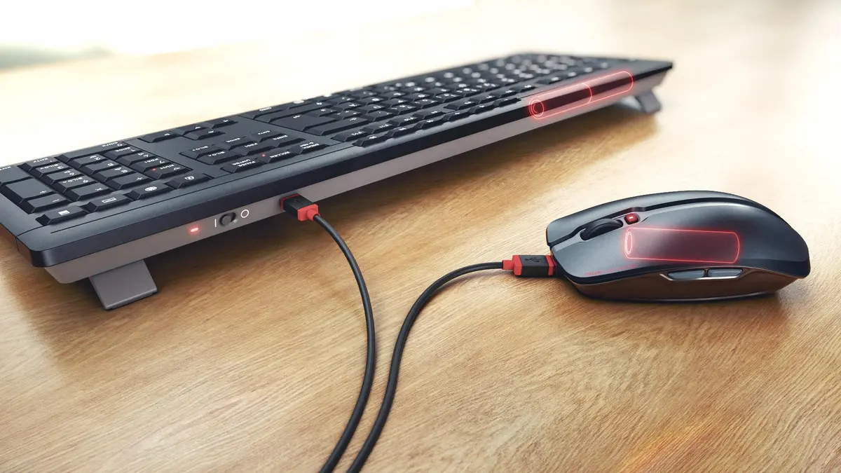 Bezvadu tastatūras un peles komplekts CHERRY