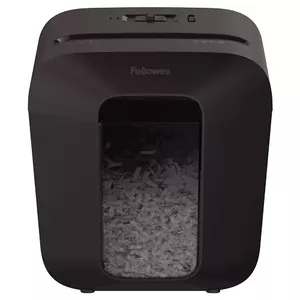 Fellowes Powershred LX25 papīra smalcinātājs Smalcināšana daļiņās Melns