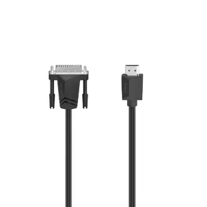 DVI кабель Hama 00200715 1.5 м HDMI Type A DVI-I черный