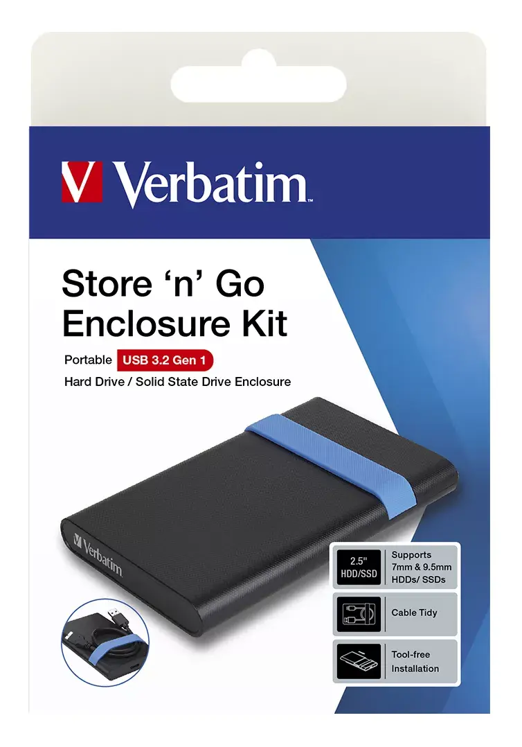 HDD/SSD enclosure Verbatim Store'N'Go Enclosure Kit Photo 3