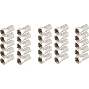 Разъём F-типа ShiverPeaks 85009-A-SET25, набор 25 F-коннекторов для коаксиального кабеля