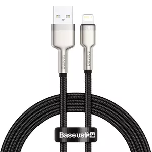 Charging and data cable Baseus Cafule 1m — Lightning to USB-A, 1 m, 2.4 A, black