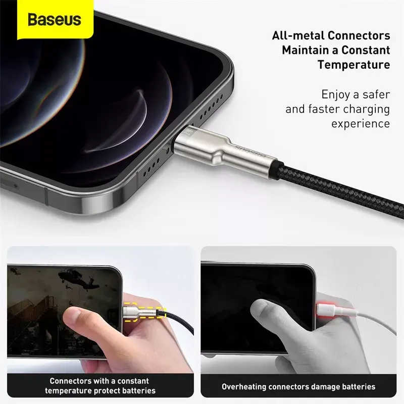 Baseus Cafule 1m Lightning–USB-A cable Photo 14