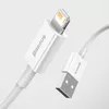 Baseus CALYS-C02 mobile phone cable 0.25 m USB A to Lightning white Photo 2