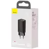 Baseus ātrais ceļojumu lādētājs GaN2 Lite USB+C 65W EU (melns) Photo 3