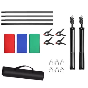 Puluz PKT5205 fotostudiju fons Audums, Metāls Vienkrāsaina Zils, Zaļš, Sarkans