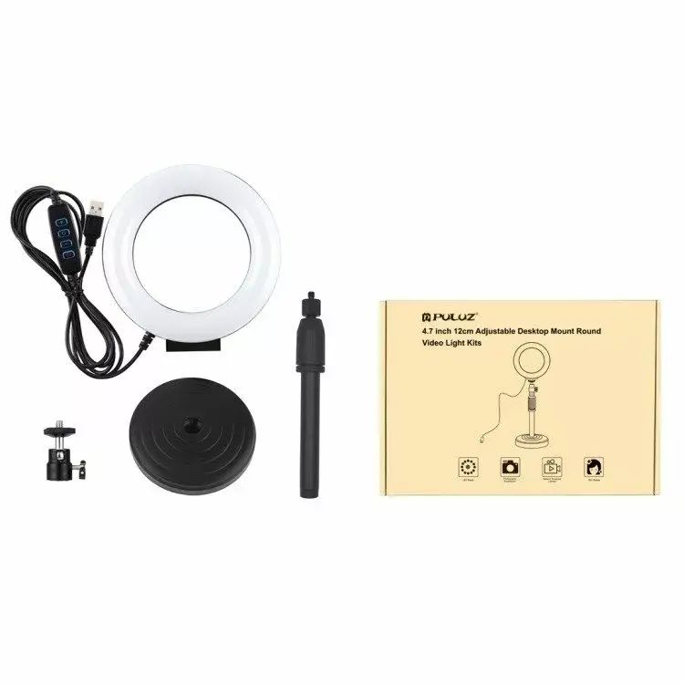Puluz PU391 gredzenveida LED lampa 10W 3000K Photo 6