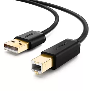 Ugreen 10350 USB kabelis 1,5 m USB 2.0 USB A USB B Melns