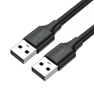 USB 2.0 A-A UGREEN US128 cable 0.25m (black)