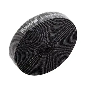 Baseus ACMGT-F01 siksna Universāla Flaneļa Polipropilēns Melna 3m 12.5mm