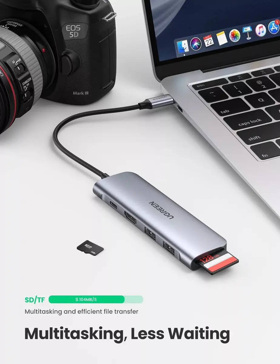 UGREEN USB‑C 6‑1 koncentrators 70411 Photo 6