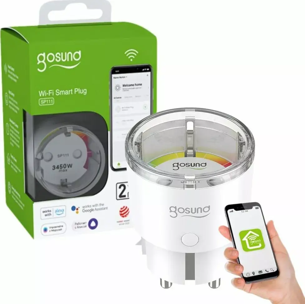 Gosund SP111 WiFi умная розетка 16A 3680W Photo 2