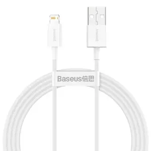 USB-C to Lightning cable Baseus Superior 1.5 m, White, 2.4 A