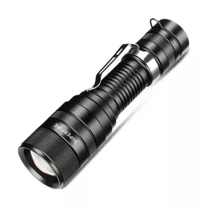 Handheld flashlight Supfire F5 — 1,100 lm output, rechargeable via USB