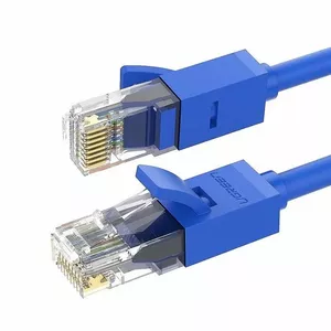 Network cable UGREEN Cat6 UTP RJ45 rounded cable 1 m (blue)